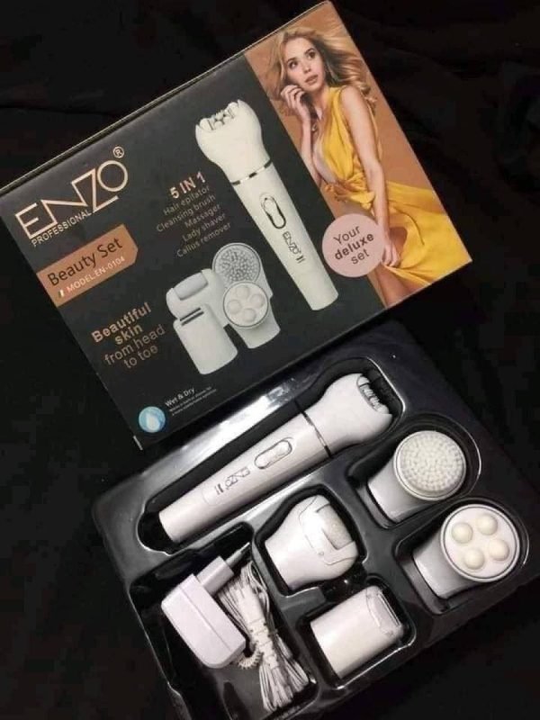 ⁦ماكينة ازالة الشعر من اينزو  Enzo EN-0104, 5 in 1⁩ - الصورة ⁦2⁩